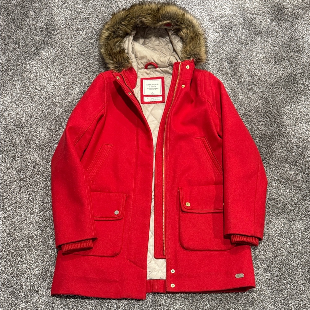 Abercrombie & Fitch Heritage Wool Coat